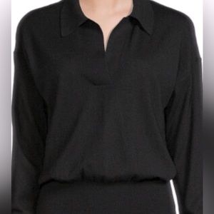 90s Polo Collared Pullover Sweaters Merino Wool Polo Collar Sweater